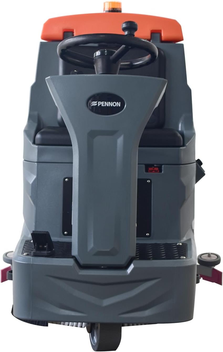 PENNON N5 Self-propelled Floor Scrubber Dryer Machine, 28" Cleaning Width, 35" Squeegee Width, 18-gal Sewage Tank, 220 RPM, 48,000 Sqft/H Efficiency