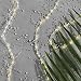Beaded Garland Decorations, Acrylic Silver Beads, 100 LED Fairy Lights, 9 Feet, Battery Operated, Timer Option - for Christmas Trees, Parties, Weddings and Holiday Decor