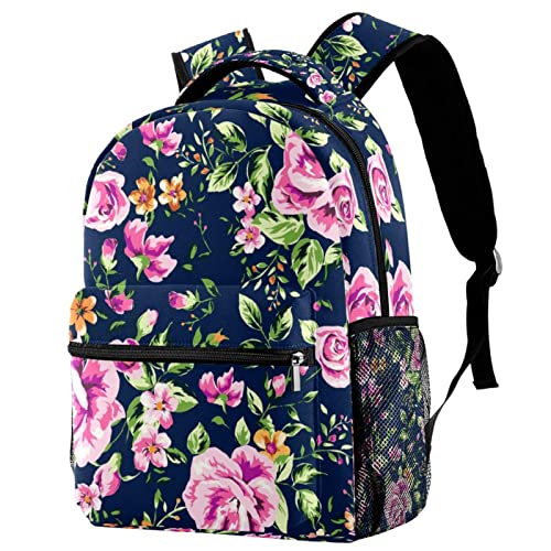 Sac à dos scolaire léger à fleurs pour soulager le dos des enfants