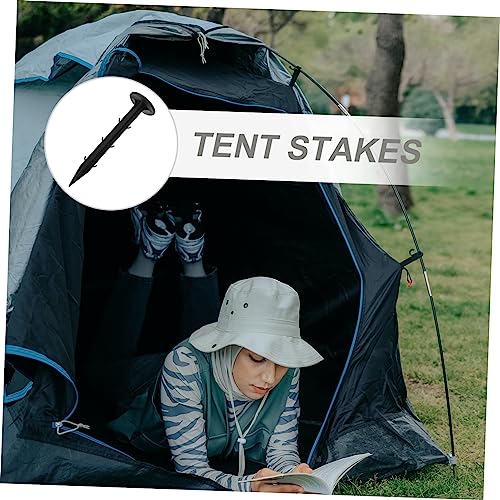 100 Estacas de Plástico para Carpas de Camping y Fijación de Cubiertas en Exterior 6