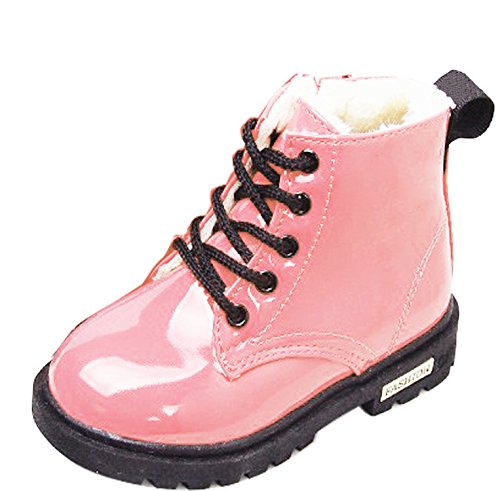 Gaorui Botas Unisex Niños Impermeables para Invierno con Fiel Sintética Forrada Cálido Cover