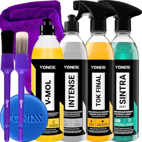 Kit Lavagem Automotiva Completa Vonixx Cera Carnauba Tok Final V-...