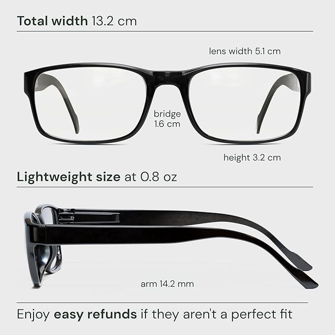 Image of Gaoye Professional Reading Glasses for All Day - Computer Readers with Blue Light Protection - Value Pack