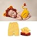 Costume De Bébé Lion, Bébé Doux Confortable Mignon Lion Costume Photo Prop Photographie Costume pour Bébé Nouveau-Né