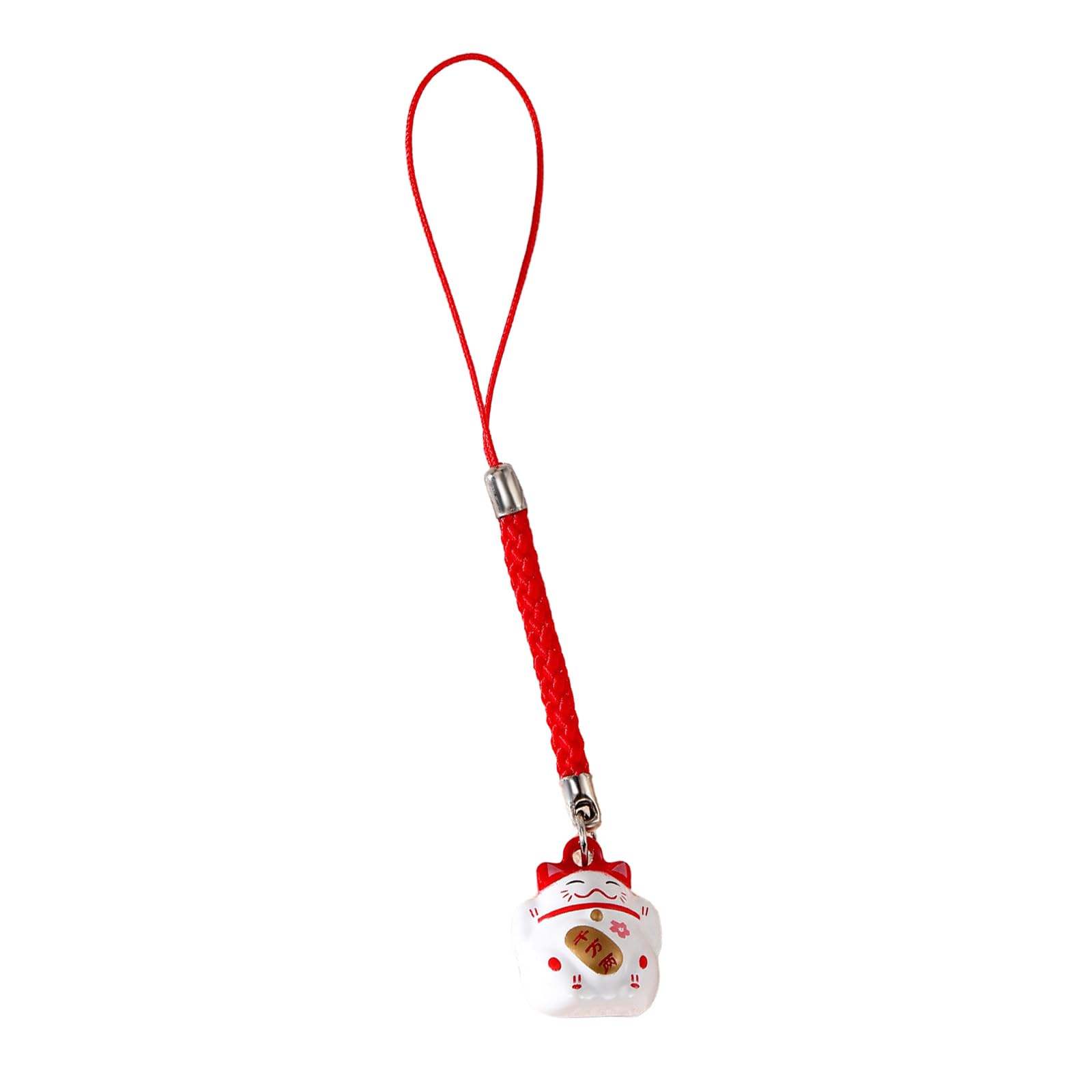 Hinayosan Unisex Red Assorted Luck Keychain Charm Lovely Pendant Keychains With Bells Phone Accessory For Good Luck And Styles Good Pendant