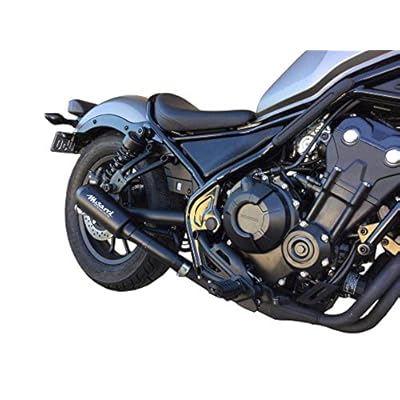 Buy Musarri Slip On Exhaust Compatible With Honda Rebel 500 Rebel 300 Black Online In Japan B075522dzh