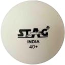 Stag Iconic High Performance 40+mm Seam Table Tennis Balls for Training, Tournaments and Recreational Play, Durable for Indoor/Outdoor Game, Pack of 6, White gallery image