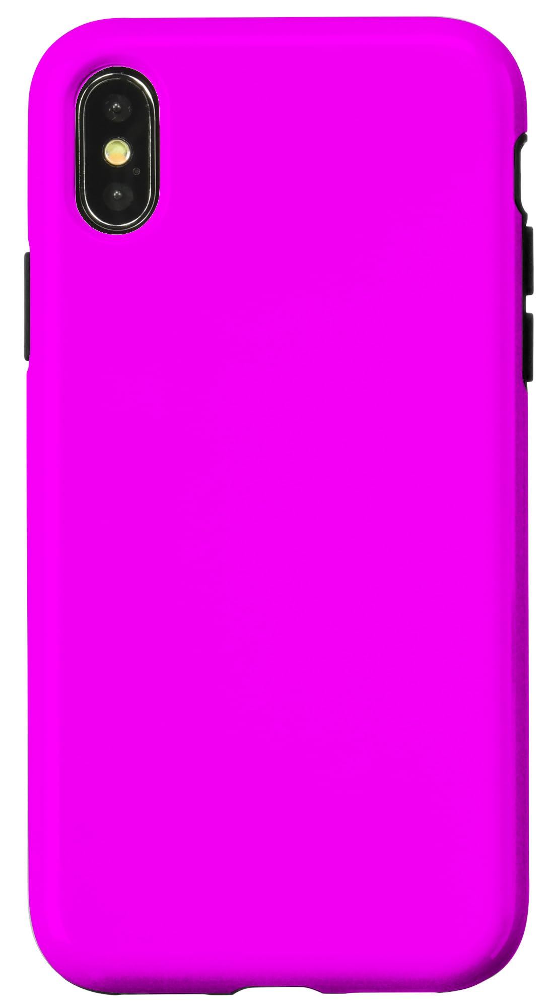 Amazon.com: Fuchsia Hot Pink Matte Solid Color Case for iPhone X