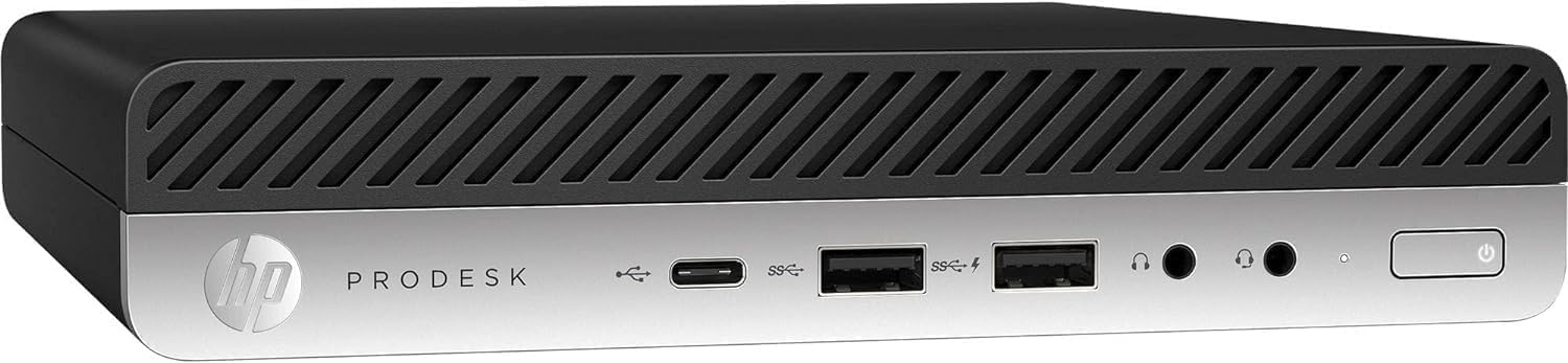 HP ProDesk 600 G4 Mini Business Desktop PC, Windows 11 Pro, Intel Core i5-8500T, 8 GB DDR4 SDRAM, 256 GB SSD, USB WiFi, USB Bluetooth, Keyboard and Mouse(Renewed)