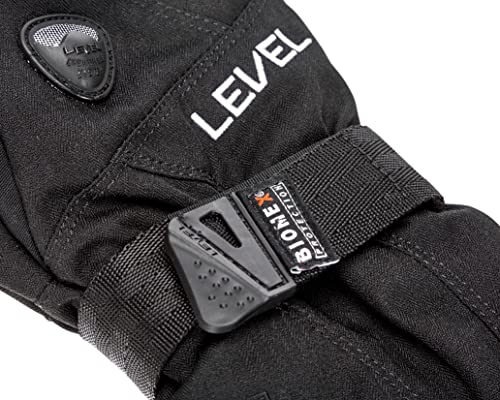 Level Fly Junior Youth Snowboard Gloves with Wrist Guards, BioMex, Kevlar Palms, Fleece Removable Liner3