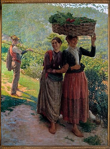 Murales decorativos de Ruggero Focardi con la obra de la Toscana para pared