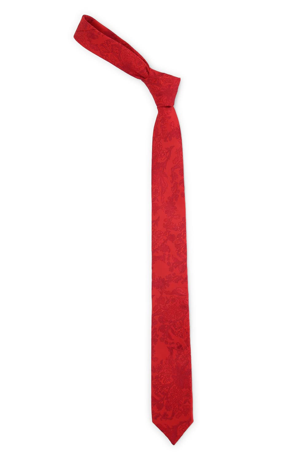 van heusen Men Red Print Formal Tie-picture-28