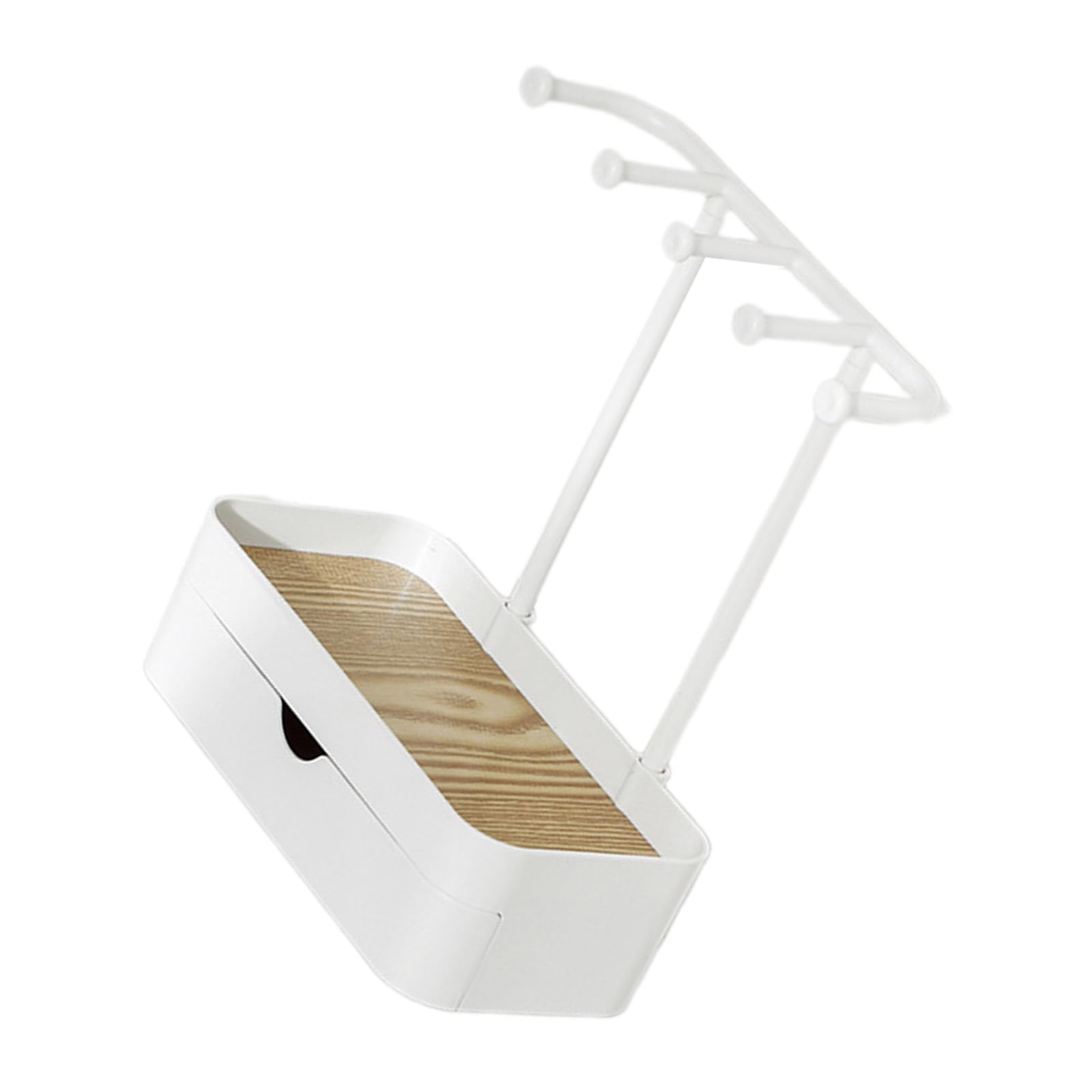 Necklace Display Holder Multi-Purpose Jewelry Storage Stand Rack with Hooks for Drawers and Necklace Bracelets - Effective Jewelry Display Stand with Hooks
