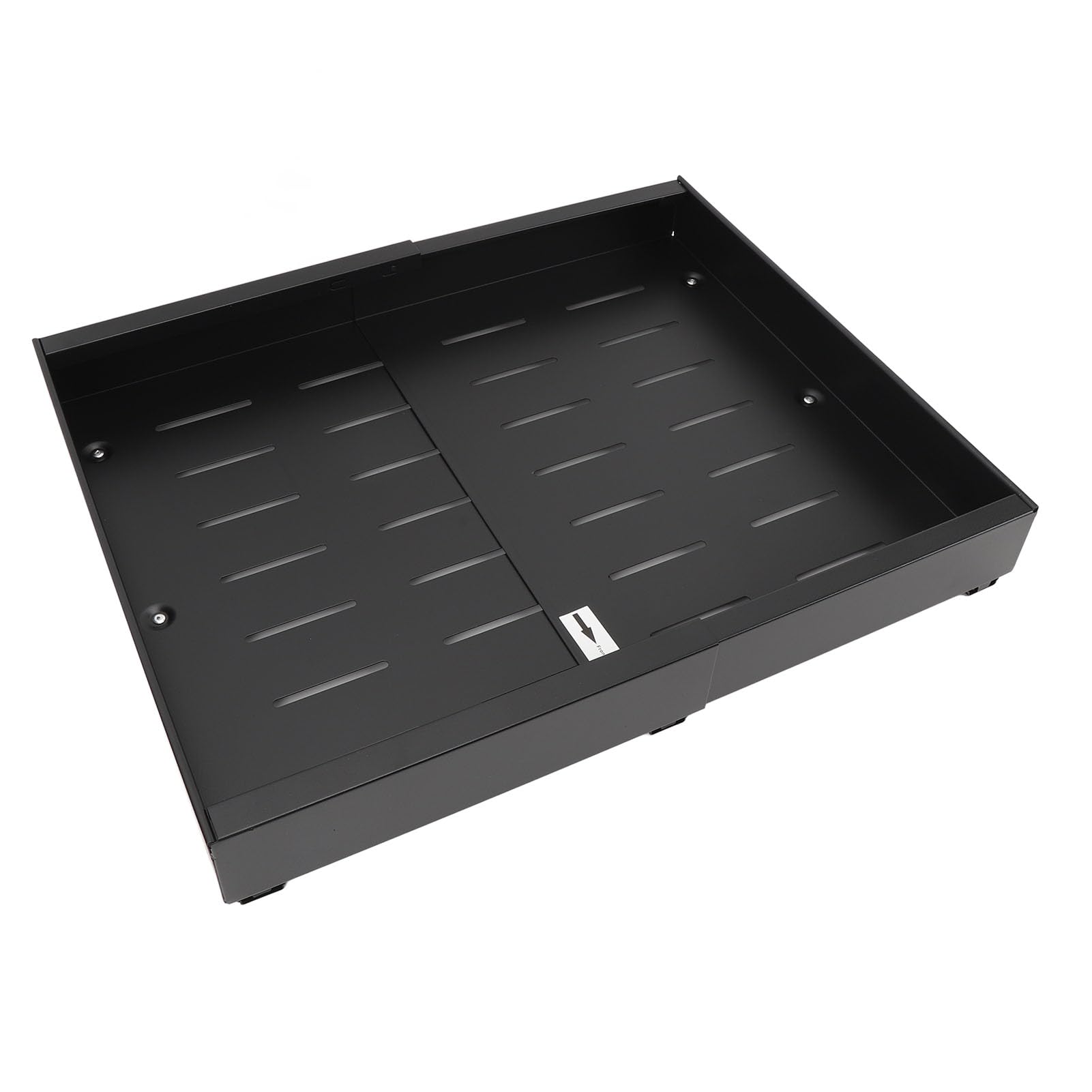 Kleje się Rozszerzalne Organizator Szafki, 1PC 21 głęboko Regulowane Ciężkie Szuflady na Szafki, Szuflady na Szafki do Spiżarni Kuchennej, Bez śruby, Biały, Odpowiedni do