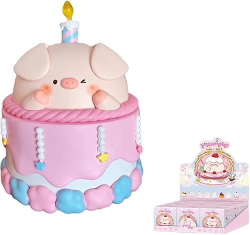 Aven Rabbit Piko Pig - Caja ciega de la serie de postres de juguetes para niñas, figuras kawaii, modelo de acción, regalo de cumpleaños, bolsa ciega disponible en Yaxa Colombia