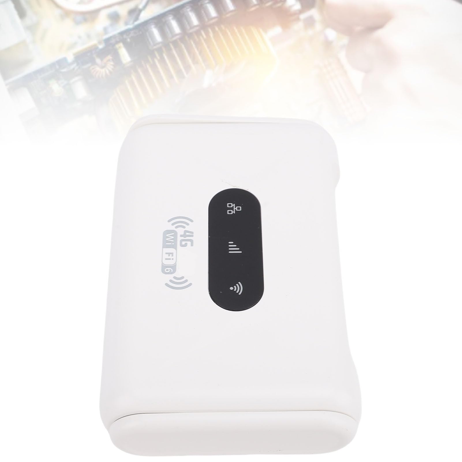 ASHATA Bezprzewodowy Router 4G LTE z Gniazdem Karty SIM, Odblokowany Router 4G CPE LTE WiFi Hotspot, Modem USB 300Mbps z 2 Antenami, Obsługa do 32 urządzeń, Wersja Europejska