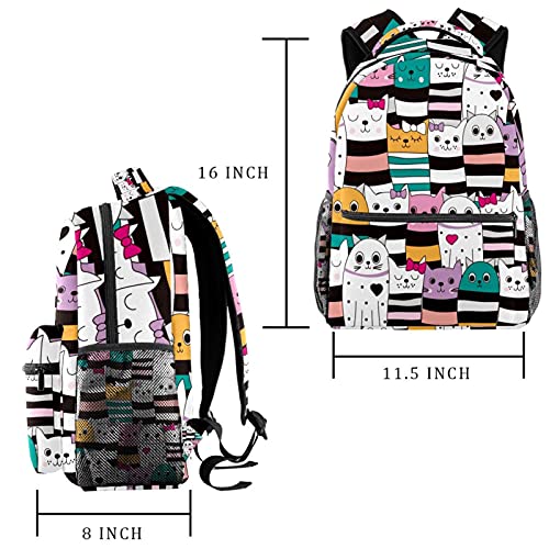 Sac à dos enfant chat hipster : la solution pour l'école et les sorties - 2