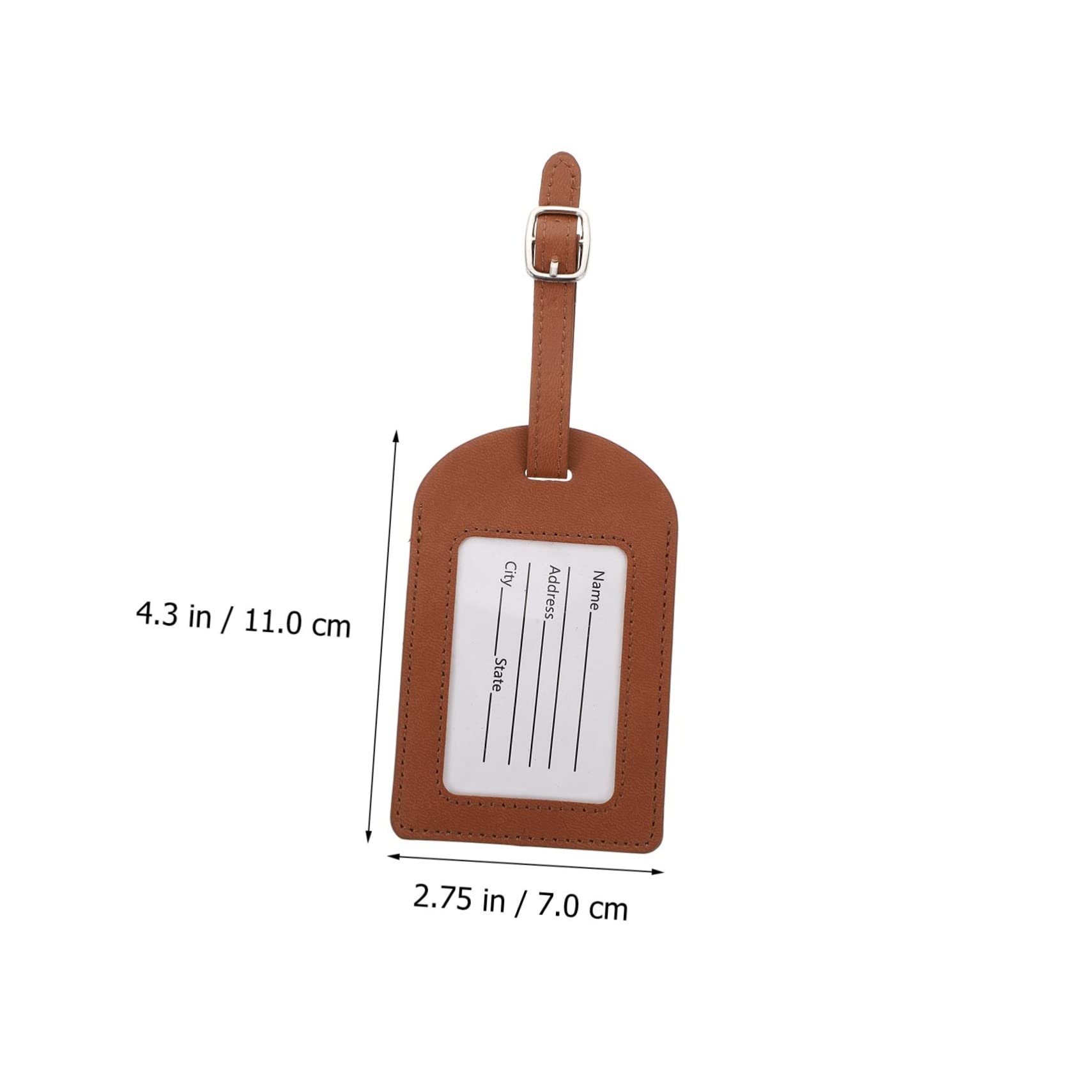 21 Piezas Etiqueta del equipaje kit para hacer bolsas lindas etiquetas de equipaje para maletas maletin escolar estojos escolares etiqueta de viaje etiquetas maletas viaje PU