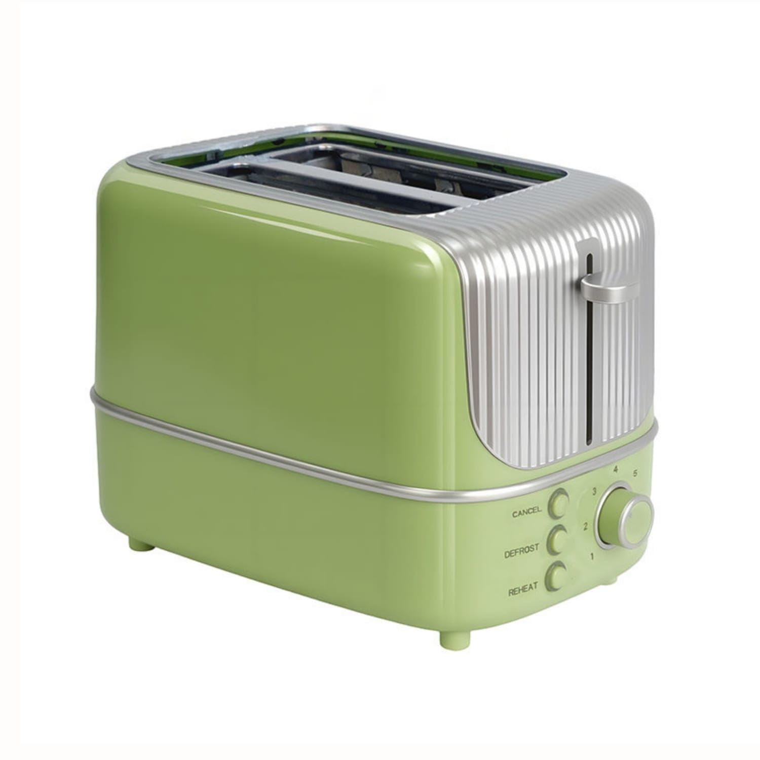 Easy-Clean Two-Slot Toaster Compact Toaster with Crumb Tray Countertop Cancel Automatic for Students, Breakfast, Kitchen, Dorm Rooms, Green, UK Plug 220V|Toasters|Home & Garden-image-39