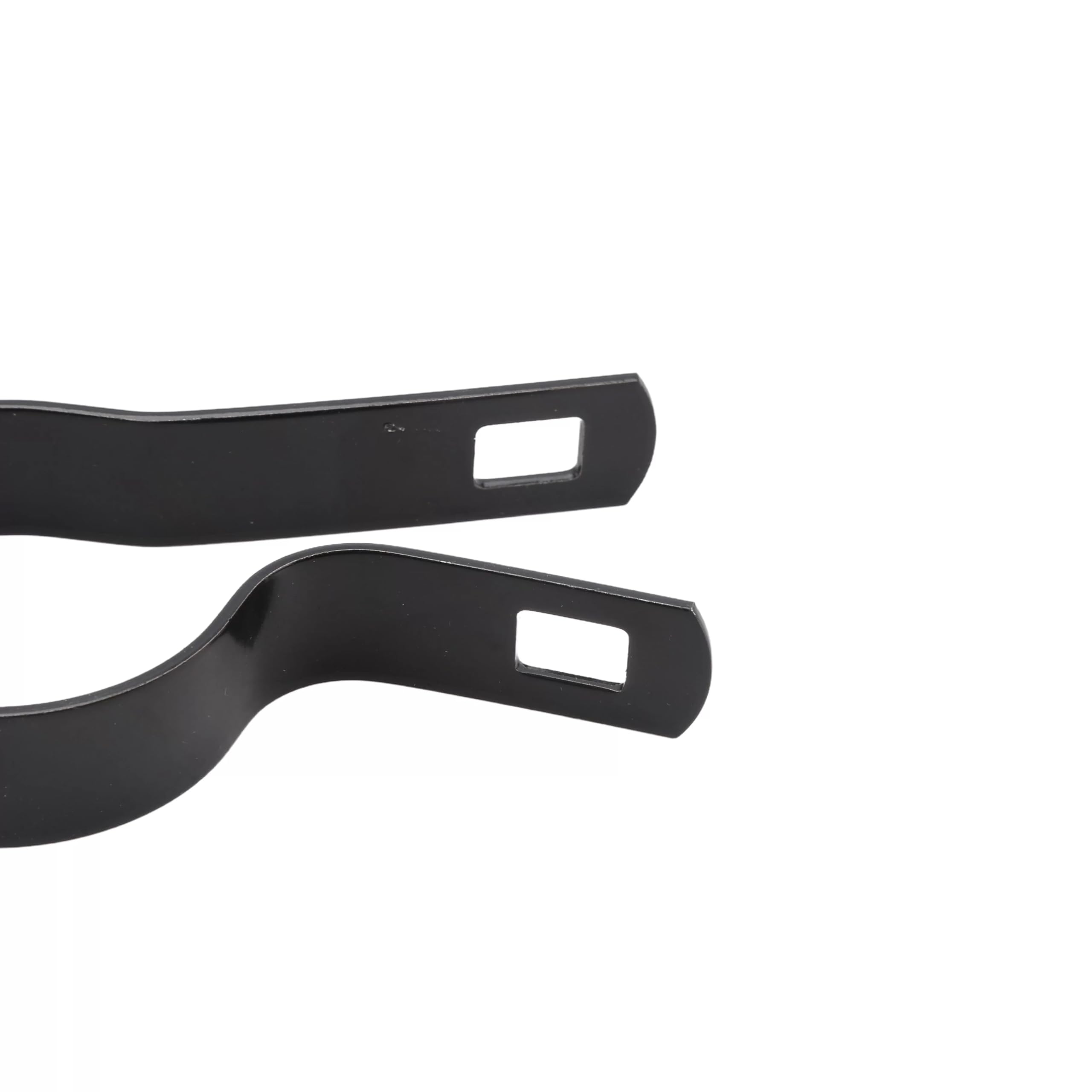 Ozark Fence & Supply Steel Black Coated Steel Brace Band: Brace Bands for Chain Link Fence Post - Rust-Resistant, Durable, Easy Install. Includes Required Bolt. (1-3/8