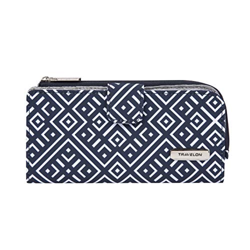 Travelon: Slim Zip Wallet - Mosaic Tile