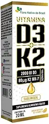 FLORA NATIVA, VITAMINA D3 + K2 GOTAS 20ML (Sabor Laranja)