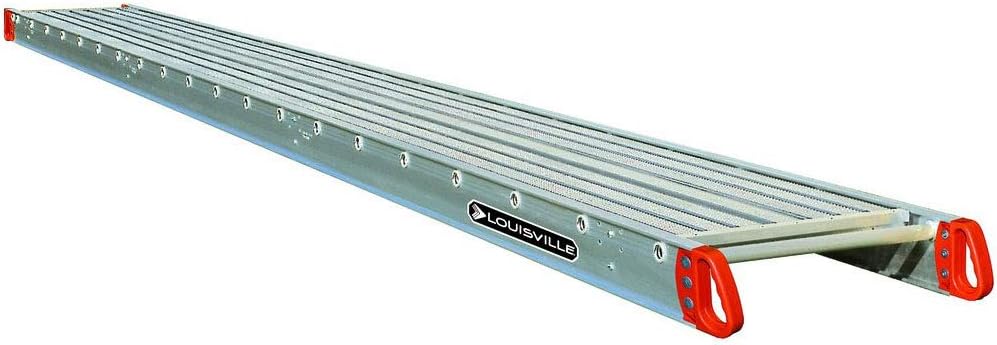 Louisville Ladder 24-Foot Aluminum Scaffold Plank, 500-Pound Capacity, P22424