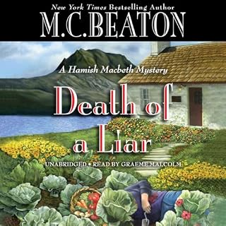 Death of a Liar Audiolibro Por M. C. Beaton arte de portada