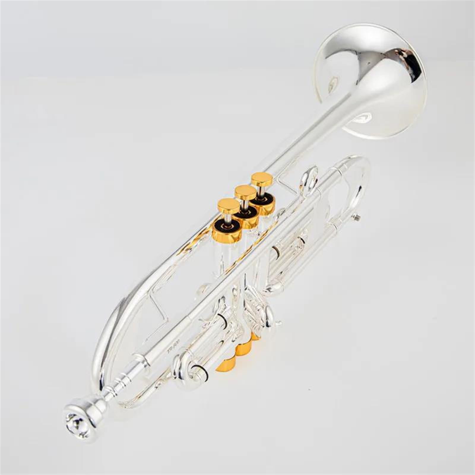 Trąbka Bb Trumpet TR600 Posrebrzany Instrument Muzyczny Trąbka Profesjonalnej Klasy Piękny Instrument