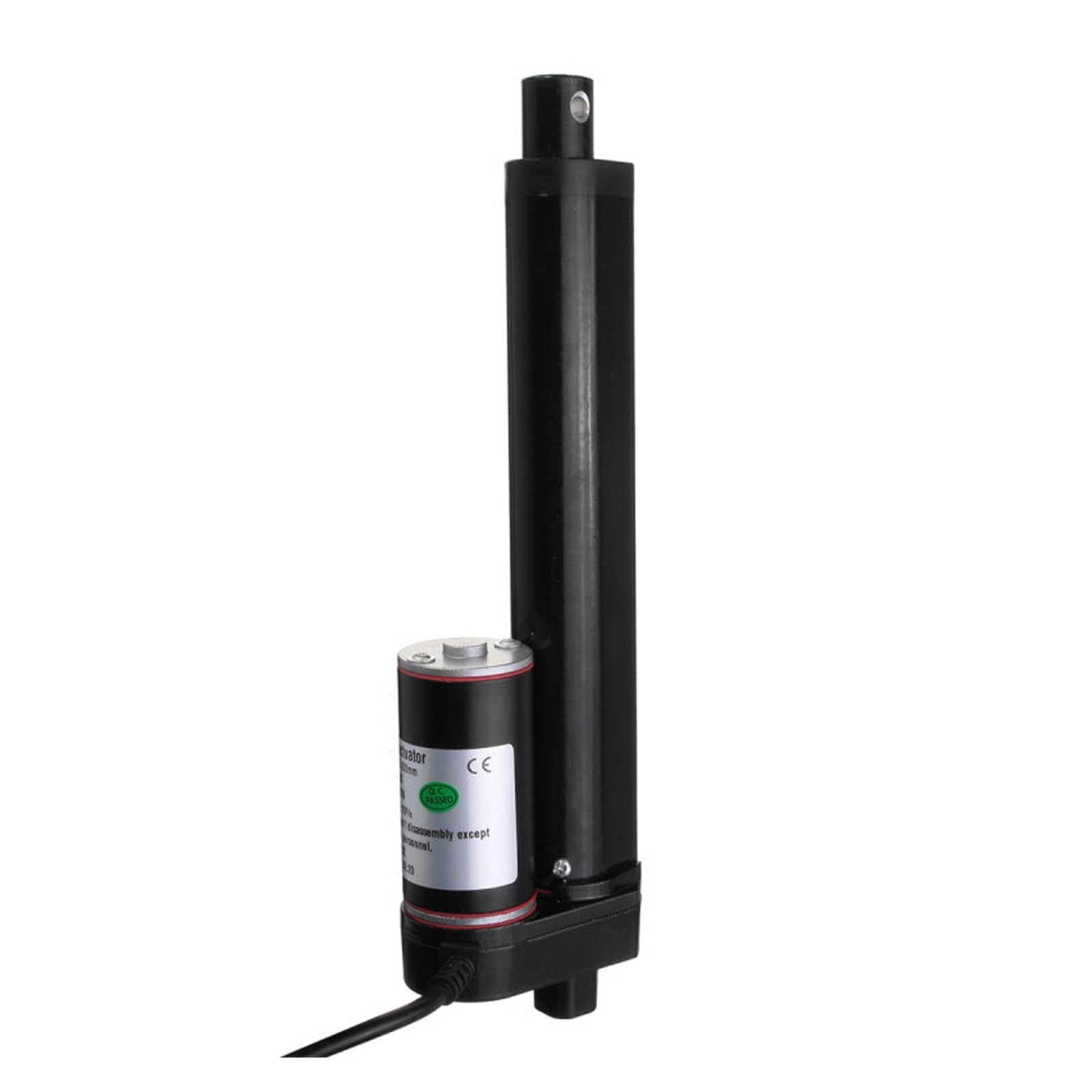 Linearantrieb, DC 12V/24V Linearantrieb 1500N Elektrischer Fensteröffner Linearmotor 50mm 100mm 150mm 200mm 250mm Hub 30W 2,5A(24V 700N 10mm s,Stroke 250mm)