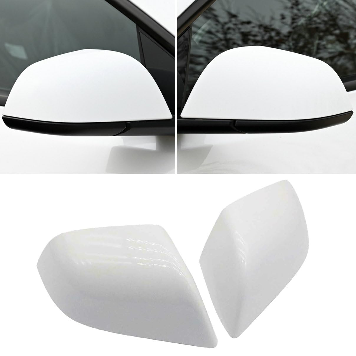 Photo 1 of Bayyee Mirror Cover Caps for Tesla Model 3 (2017-2024)