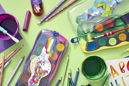 Faber-Castell set de escritura Unicorn con lápices HB y goma miniatura 3