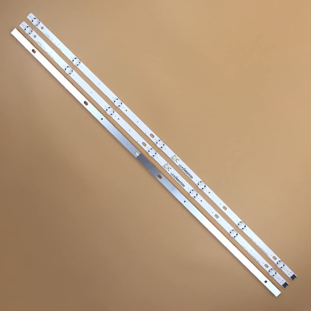 TV de Remplacement avec Bande de rétro-éclairage LED pour 43UJ634V 43UJ651V 43UJ635V 43LJ594V 43UJ630V 43UK6300PLB 43UJ630 43UJ701V 43UJ655V 43UJ6300 43UJ561V 43LJ595V