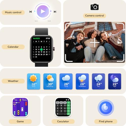 Yoever IDW20 Smartwatch (1.91", Alexa, 105+ Sports) — view 7