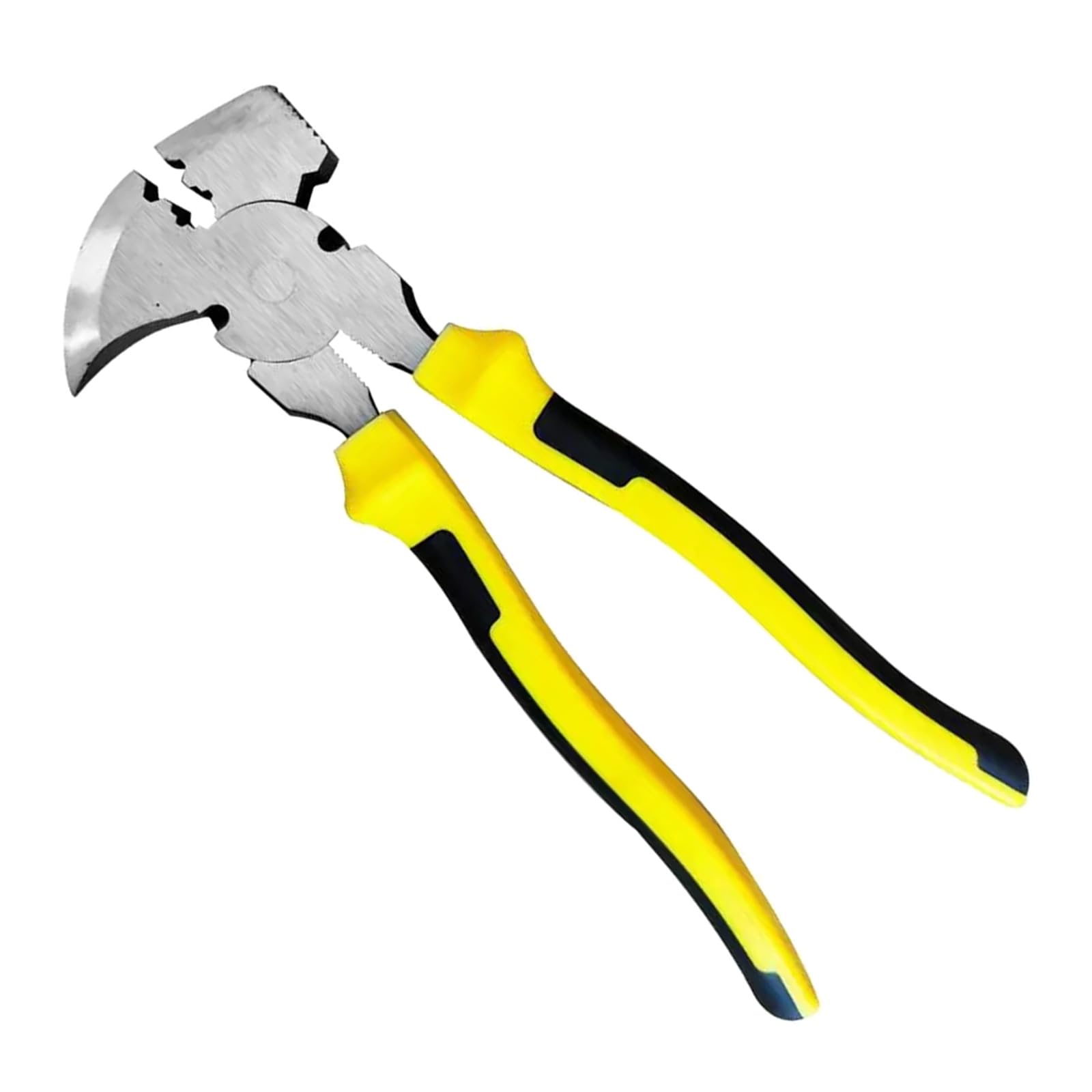 Fence Pliers Multifunctional Tool Ergonomic Handle for Wire Cutting Nails and Construction Projects High Carbon Steel Fencing Tool