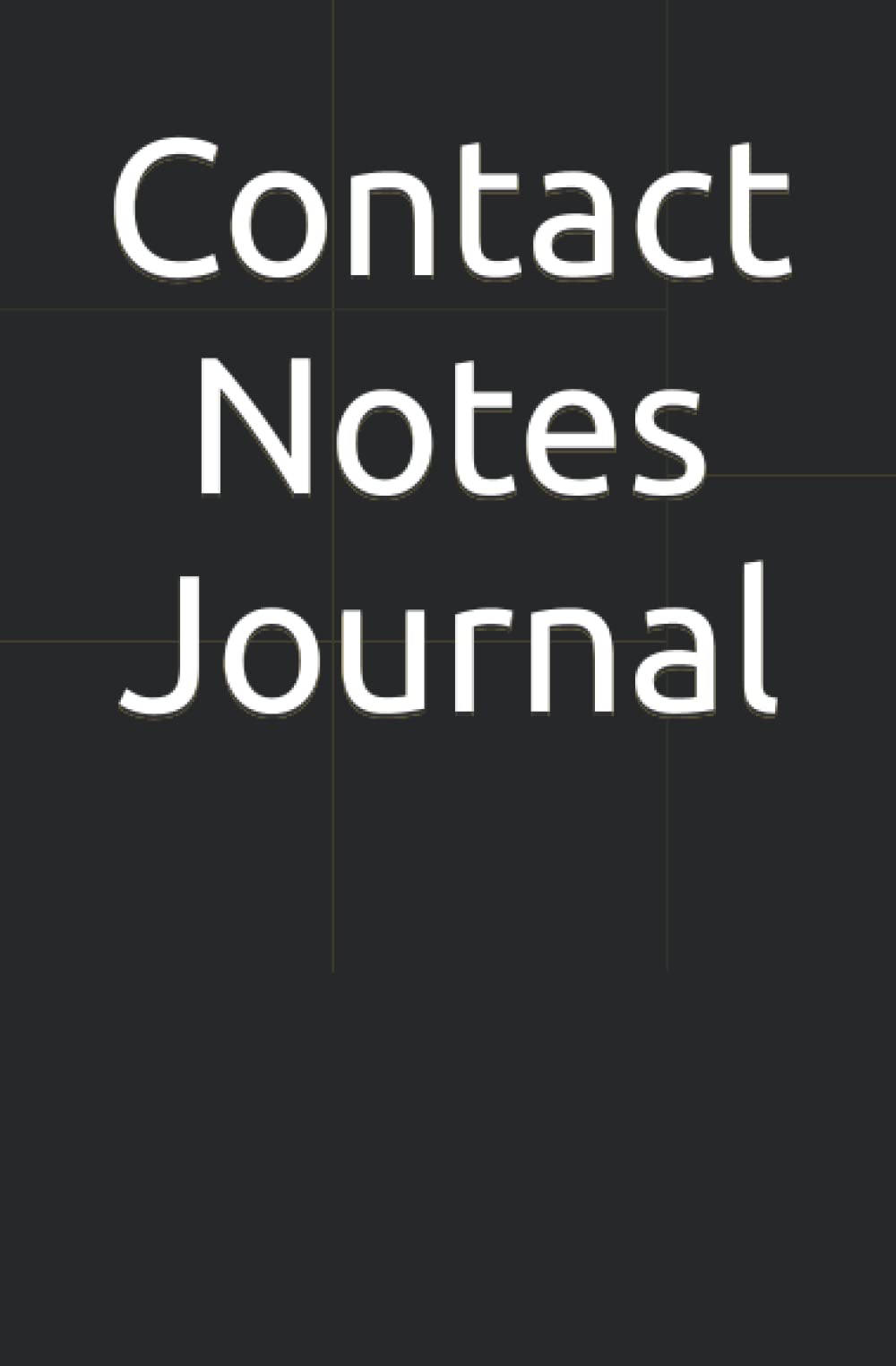 Contact Notes Journal
