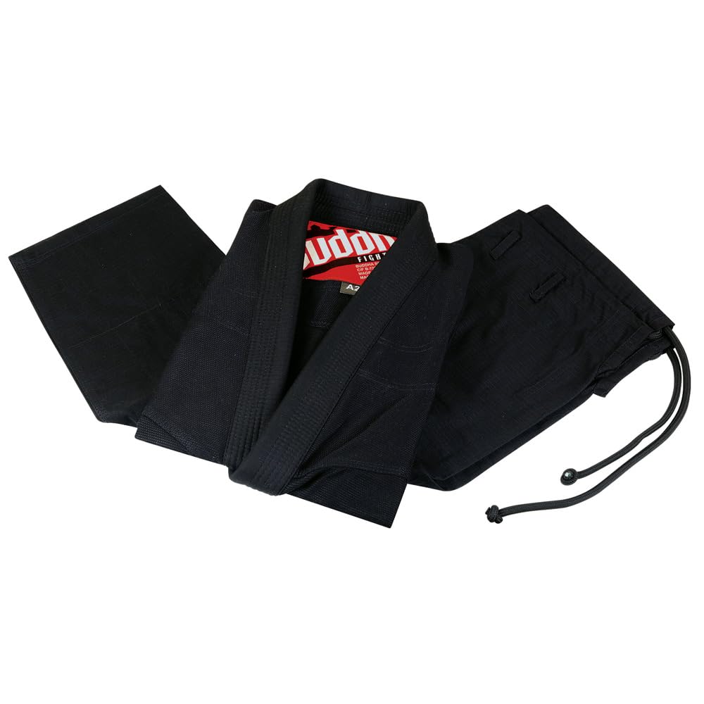 Buddha Fight Wear -Kimono Premium Infinity Brazylijskie Jiu Jitsu/BJJ Gi z białym paskiem, unisex dla dorosłych