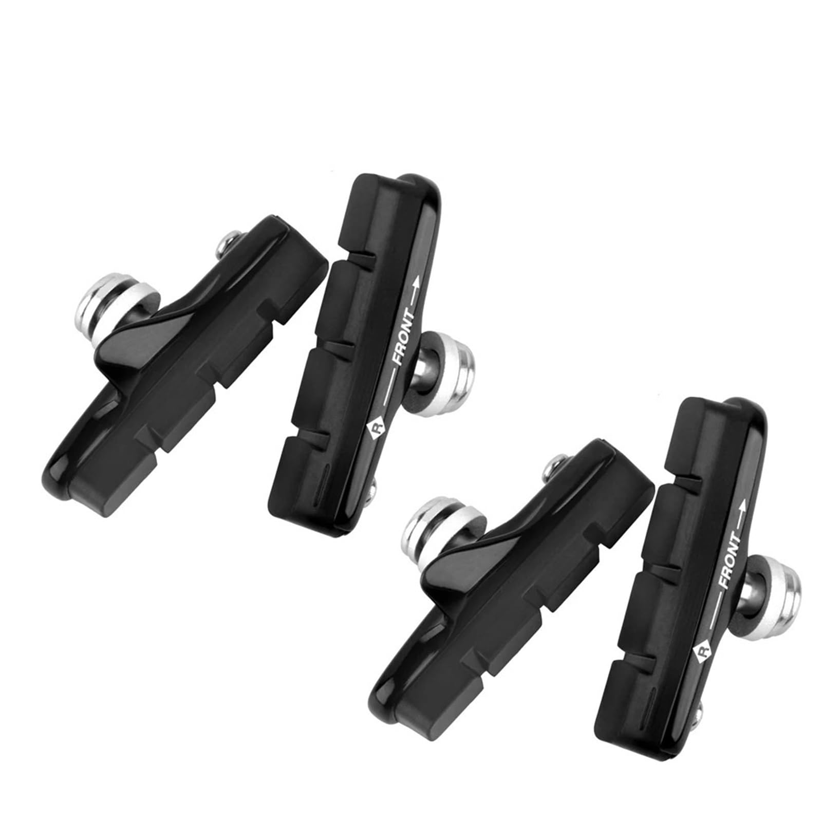 Bremstrommel hinterrad Fahrrad Trommelbremse Rennrad Bremsbacken C Caliper Huf Austauschbare Gummi Pads CNC Shell Block Für Felgen Rennrad Bremsbeläge(D01 2 Pair)