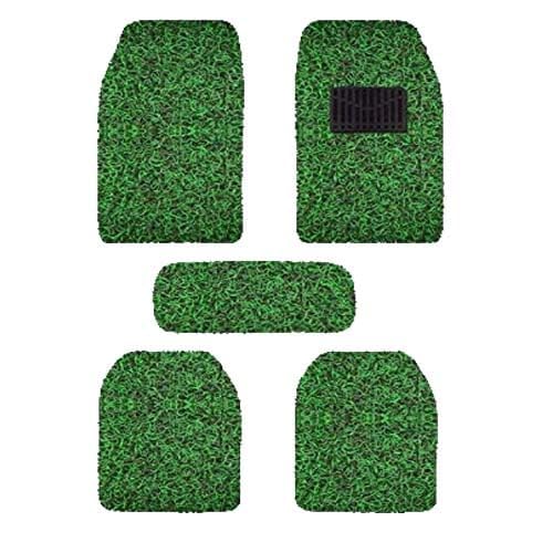 Image of CARNEST Premium Grass PVC Mats, 18mm Thickness, 100% Waterproof and Dustproof Car Floor Foot Mats, Universal Fit in All Cars, Compatible for Honda Amaze (2025 Onwards) All Weather Car Mat, Green