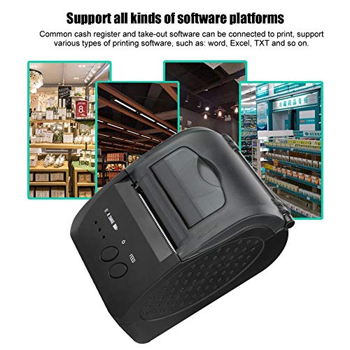 Bluetooth thermische printer, mini 1 tot 8 printer mini 1 tot 8 met Bluetooth + USB + seriële interface - Image 3
