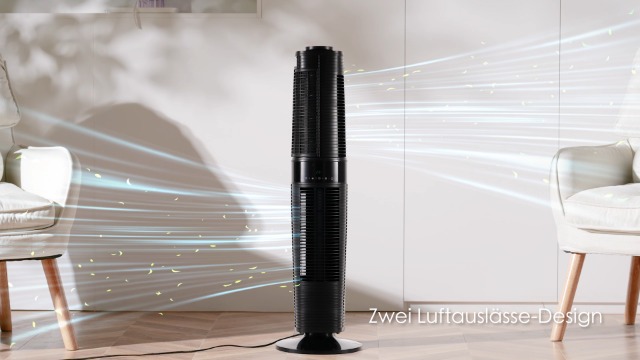 Turmventilator, Tragbarer Klimaanlagen-kühlventilator Leise