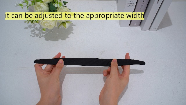 2 cerchietti per capelli da donna in raso nero, tinta unita, larghi, elastici per capelli, accessori per madri, sorelle, cosplay, vacanze, Halloween, fai da te