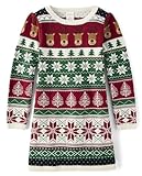 Gymboree,and Toddler Long Sleeve Sweater Dresses,Cabin Christmas,10