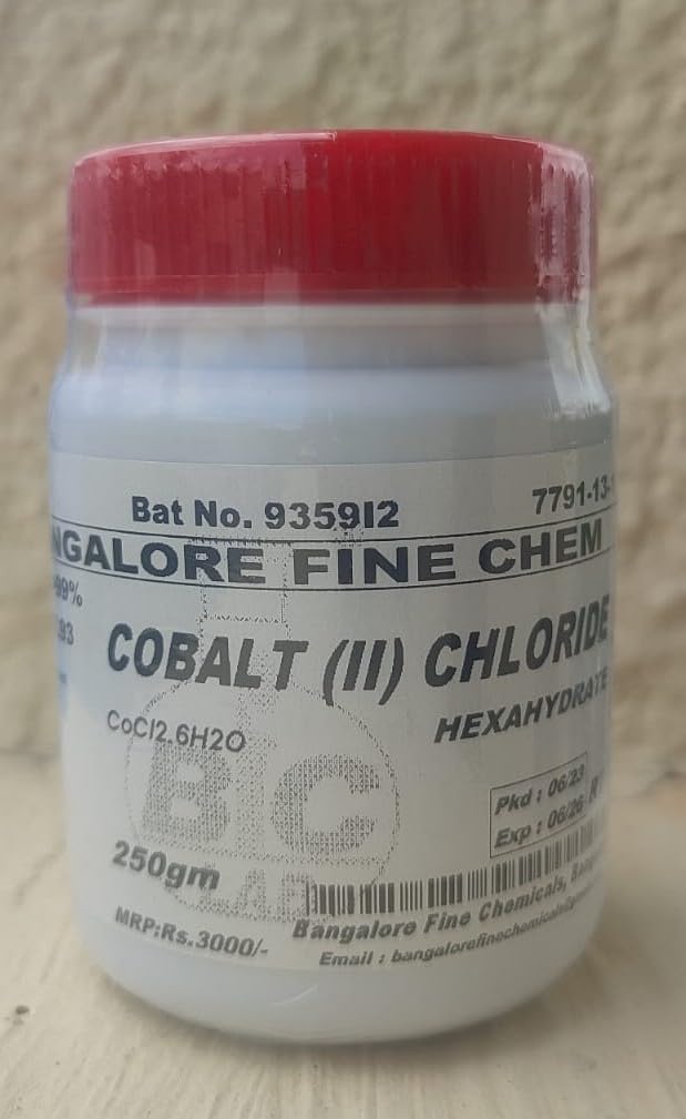BFC COBALT (II) CHLORIDE LR - 250gm (CoCl2.6H2O) CAS No:7791-13-1