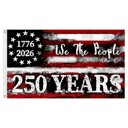 Image of 3x5 FT American Flag - Double-sided printing USA Flag with Bold Quote inchWe'll Put a Boot in Your As s It's the American Way inch,Made of Polyester,Vibrant Colors, Brass Grommets for Outdoor & Indoor Display (250TH-4)