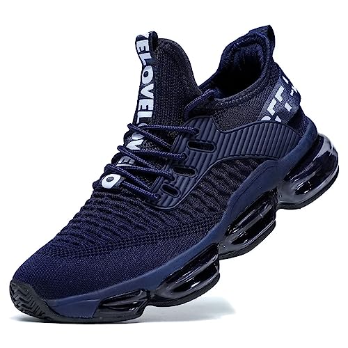 Mens Running Shoes Air Cushion Tennis Walking Sneakers Casual Sport Gym Jogging