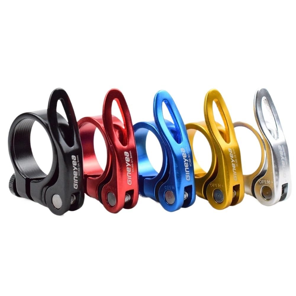 Accessorio Bici Da Strada Morsetto Sella Bici Strada - Alluminio, Sgancio Rapido 31.8mm, Nero Regolazione Sella Rapida - Foto 11