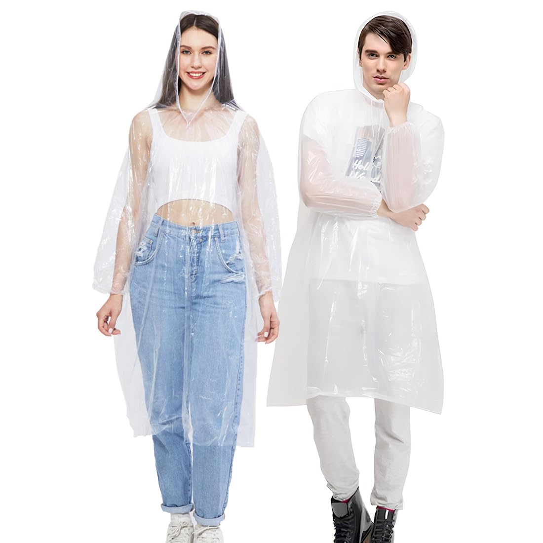 Poncho Antipioggia Usa E Getta - 20 Pezzi, Impermeabili E Pratici