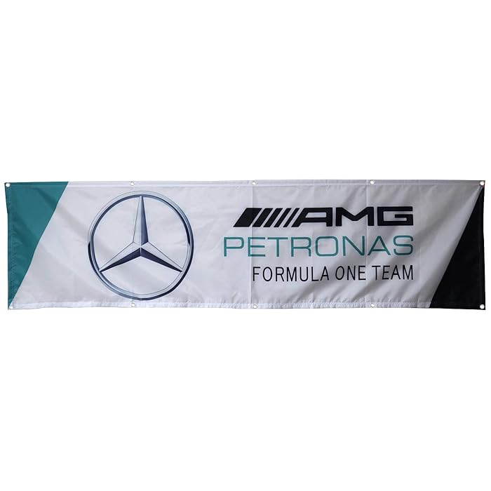 Garagen Dekoration AMG AMG 3x5 FT Flag | Mercedes Racing Banner For Garage, Man Cave, Or Polyester Banner Wasserbeständig