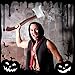 DAYSTART Axe Prop for Adults, 23.6'' Plastic Fake Axe with Brown Detachable Handle for Costume Accessory